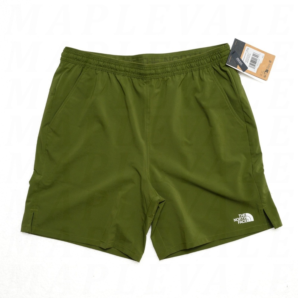 North Face Wander 2.0 Shorts Men's Sz M Woodland Green Pockets Stretch Trail NWT